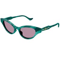 Lunettes de soleil Gucci Femme GG1298S003-GREEN-GREEN-VIOLET51 - GG1298S003-GREEN-GREEN-VIOLET51